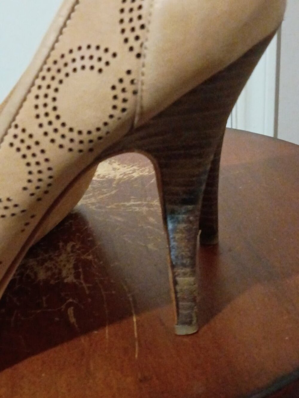 Women's Coach Bethanie Sand Platform Pump - Size 8.5B Brown - Picture 12 of 13